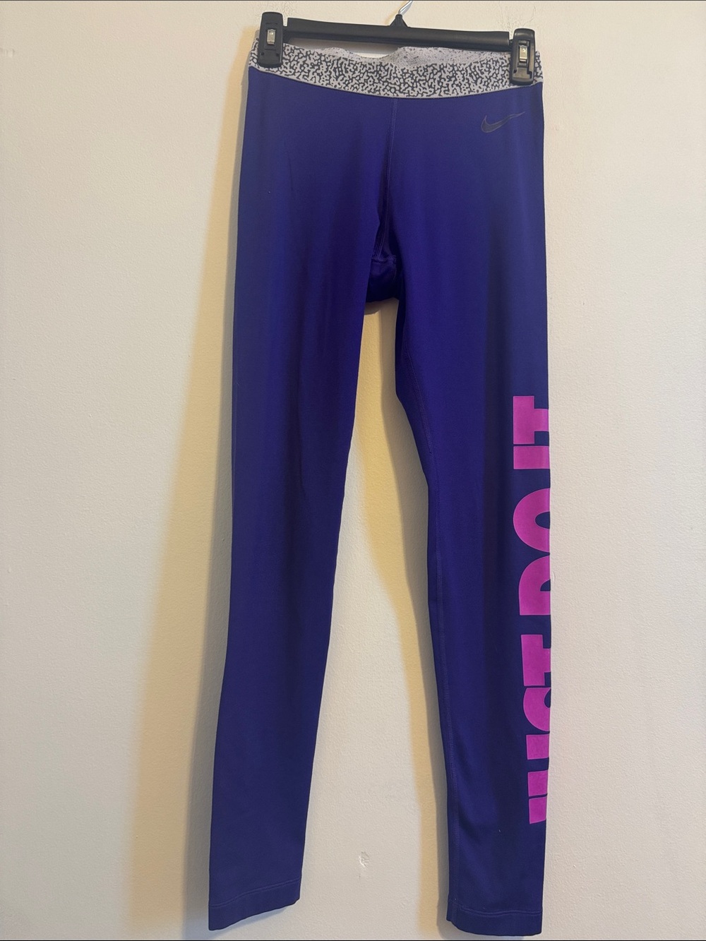 Nike Kids' Purple 'Just Do It' Leggings